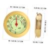 Mechanical Hygrometer Gauge for Cigar Boxes, Metal view 2