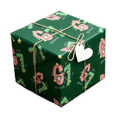 6 7 Wrapping Paper Christmas, 67 Meme Wrapping Paper For Presents, Six Seven Memes Design Christmas Decor For Kids Boys Girls Teens Gift Packaging, 70x50cm
