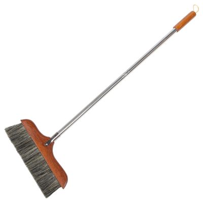 Broom and Dustpan Set Heavy Bristle Broom Office Stiff Flooring Bathroom Cleaning Device Wooden Reusable Home