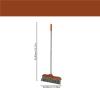 Broom and Dustpan Set Heavy Bristle Broom Office Stiff Flooring Bathroom Cleaning Device Wooden Reusable Home view 4