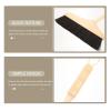 Broom and Dustpan Set Wooden Broom Soft Hair Bristle Floor Heavy Duty Household view 3