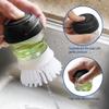 CELOX Dish Brush with Soap Dispenser for Pot Pan Sink Cleaning view 2