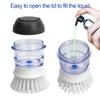 CELOX Dish Brush with Soap Dispenser for Pot Pan Sink Cleaning view 4