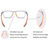 JOON-joon Reading Glasses Men 2 Pairs Sports Style Comfortable and Flexible Blue Light Blocking Readers for Men+1.5(Black&White) view 3