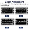 Digital Magnifier Reading Aid, Portable Video Digital Magnifier, HD Electronic Video Magnifier, 19 Color Modes, AV HDMI USB Output, 2X-32X Infinite Amplification, Reading Writing Viewing Maps Books view 3