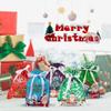 Asendeavor Santa's Candy Gift Bags, Christmas Cheer Drawstring Gift Bags, Reusable Xmas Wrapping Bags with Greeting Cards for Holiday Party Presents, Easy Holiday Gift (30PCS-A) view 4