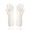 XUNPENG High elasticity Kitchen Gloves, Household Gloves for Kitchen Dishwashing Cleaning Laundry /4 Pairs (White/Hook,Pasting velvet,2 pairs) view 1