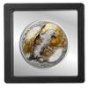 High Power Sobriety Eagle Coin Symbol of Freedom, Power & Vision Artistic Collectible with Sunburst Design, Inspirational Wildlife Masterpiece for Collectors (Silver Color) view 3