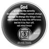 High Power Sobriety Eagle Coin Symbol of Freedom, Power & Vision Artistic Collectible with Sunburst Design, Inspirational Wildlife Masterpiece for Collectors (Silver Color) view 4