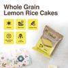 Deluxe & Bla Bla Rice Cakes 12 Pack Whole Grain, Gluten-Free, Kosher, Low-Calorie Snack - Coated with Lemon - Healthy & Crunchy Treat - Individually Wrapped, (19g Each) view 2