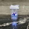 Supreme Strength Protein Shaker Bottle White 24oz Leakproof Gym Mixer Cup for Pre workout & Smoothies, BPA Free Dishwasher Safe with Wire Whisk Ball view 2