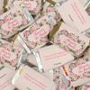 102 ct Bridal Shower Pink Floral Wrapped Assorted Chocolate Miniature Bars For Party Favors, Treat Bags, Candy Buffets & More (1.88lb Bag) - Shower The Bride