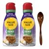 Premium Non-Dairy Liquid Coffee Creamer.- Two (2) 32 fl oz Bottles of Creamy Smooth Delightful Coffee Creamer with Candy Freezer Wooden Spoon (Sugar-Free Sweet Italian Creme) Wooden Spoon view 1