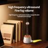 Pipe Aromatherapy Diffuser Machine with Multiple Spray, Colorful LED Lights, 237mm x 82mm, Black and White Color Options (Black) view 3