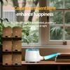 Pipe Aromatherapy Diffuser Machine with Multiple Spray, Colorful LED Lights, 237mm x 82mm, Black and White Color Options (Black) view 4