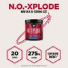 BSN N.O.-XPLODE Pre Workout Powder, Energy Supplement for Men and Women with Creatine and Beta-Alanine, Blue Raz, 16 Servings, 0.65 Pound view 4