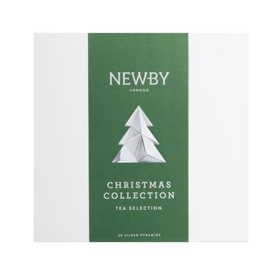 Christmas Tea Gift Box Silken Pyramids by Newby Teas