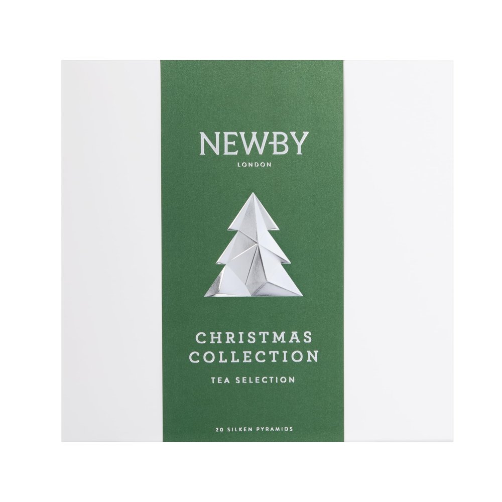 Christmas Tea Gift Box Silken Pyramids by Newby Teas