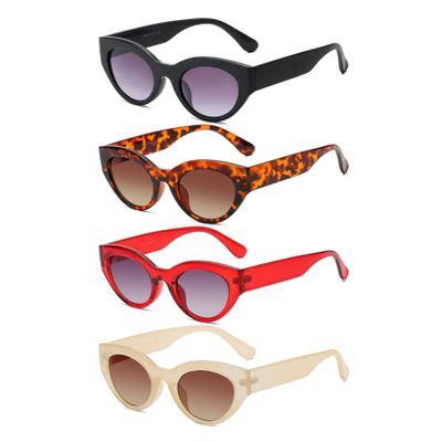 100 CLASSIC Bevi Ladies Cateye Classical Reading Sunglasses with Flexible and Strong Temple Eyewear Readers for Women 2963S (MIX COLOR, 1.5, x)