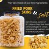 (1) Smoked Pork Rinds Original 16oz Tub CUSTOM BAG Crunchy Fried Pork Skins Chicharrones High Protein Zero Carb Snack Keto Paleo Friendly Party view 2