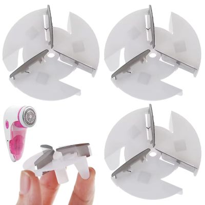 4pcs Fabric Shaver Replacement Blades - Stainless Steel & PP Plastic Pill Remover Blades for Clothing, Sweater, Lint Shaver