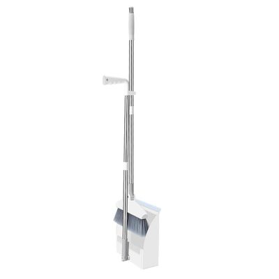 JSEIAJB Standable Folding Broom Dustpan Set Combination Household Plastic Magic Sweeper Wiper