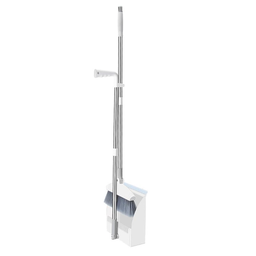 JSEIAJB Standable Folding Broom Dustpan Set Combination Household Plastic Magic Sweeper Wiper