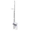 JSEIAJB Standable Folding Broom Dustpan Set Combination Household Plastic Magic Sweeper Wiper view 1
