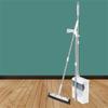JSEIAJB Standable Folding Broom Dustpan Set Combination Household Plastic Magic Sweeper Wiper view 2