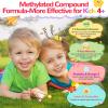Ceecisee Kids Multivitamin with Iron Gummies: Natural Sugar Free Methylated Multivitamin Gummy with Omega 3 Probiotic Elderberry DHA Calcium Zinc - Daily Immune Overall Support for Kids(120 Count) view 3