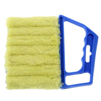 1 Piece NineLife Basics Washable Multifunction Cleaning Window Blinds Brush, Portable Home Air Conditioning Cleaner Duster, Household Crevice Cleaning Brush, Household Cleaning Tool (Blue)
