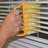 1 Piece NineLife Basics Washable Multifunction Cleaning Window Blinds Brush, Portable Home Air Conditioning Cleaner Duster, Household Crevice Cleaning Brush, Household Cleaning Tool (Yellow) view 2