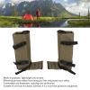 BowyTrading Snake Gaiters Leg Guards, hable Weight e Leg Cover for Hiking Cam Mountainee, Bite Gaiters with Straps (Green) view 4
