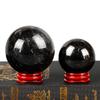 CQMLWSDNW Garnet Ornaments Stone Polished and Artworks Crafts,Black,50~60mm 210~380g view 3