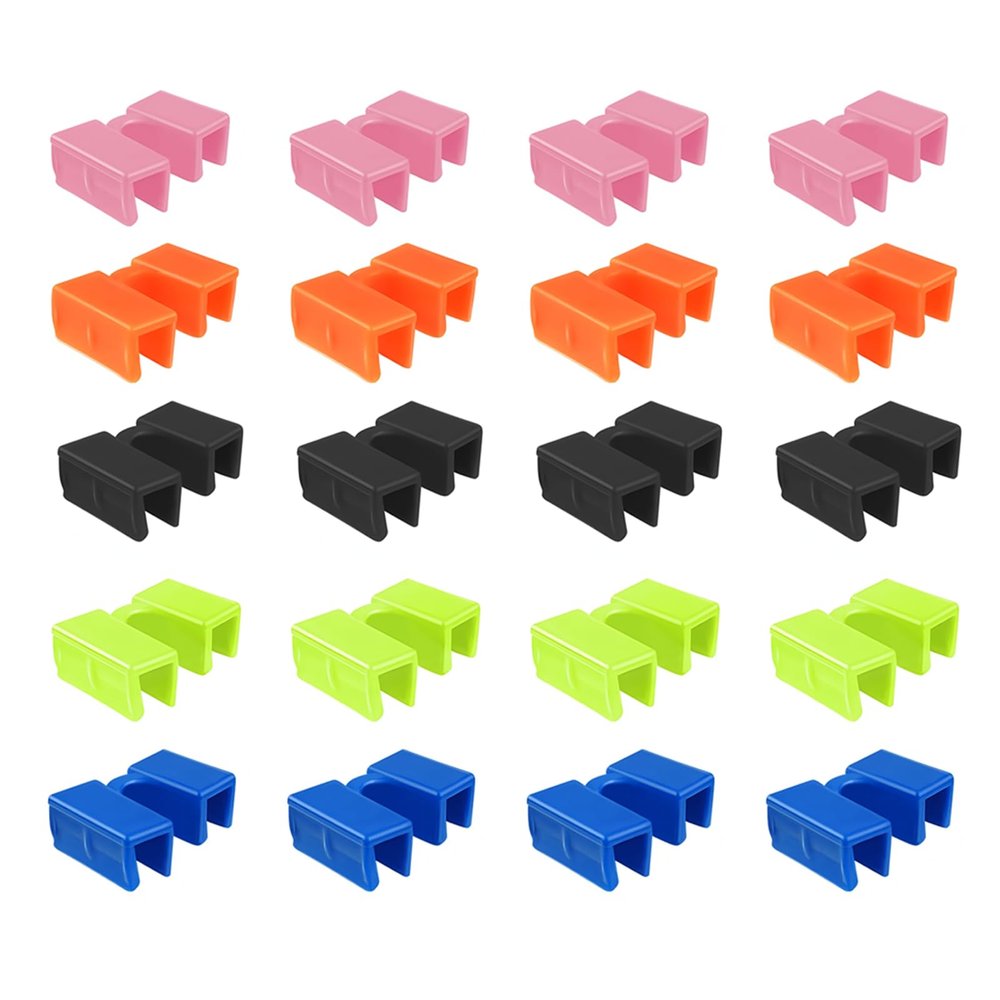 10 Pairs Chopstick Helpers, Plastic Reusable Training Chopsticks Hinges Connector for Adults, Beginner, Trainers