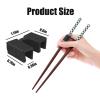 10 Pairs Chopstick Helpers, Plastic Reusable Training Chopsticks Hinges Connector for Adults, Beginner, Trainers view 2
