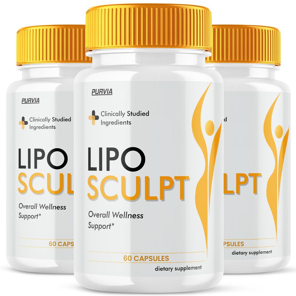 (3 Pack) Lipo Sculpt Capsules, LipoSculpt Pills Advanced Loss Support Supplements Capsulas, Premium Health Wellness Formula, Natural Ingredients for Healthy Digestion Maximum Energy Pastillas (180 ct)