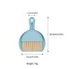 TAORANJU Small Broom and Dustpan Set, Portable Mini Dustpan and Brush Set, Lightweight Dust Pan and Brush Set, Desktop Cleaning Supplies for Tabletop, Keyboard, Small Space and Pet Areas view 2