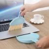 TAORANJU Small Broom and Dustpan Set, Portable Mini Dustpan and Brush Set, Lightweight Dust Pan and Brush Set, Desktop Cleaning Supplies for Tabletop, Keyboard, Small Space and Pet Areas view 4