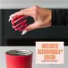 BlenderBottle 2-in-1 Insulated Stainless Steel Shaker Tumbler, Swig Leakproof Lid, Straw, BlenderBall, BPA Free, For Protein Shakes, Smoothies, And Pre Workout, 24 oz, Red/Orange (Heatwave) view 3