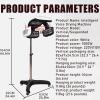 HXQWDQL Wall Mounted/Vertical Salon Hairdressing Dryer, Adjustable Swing Arm with Even Heat & Temperature Regulation, Salon Tool for Drying Dyeing Perming Styling 110V/220V Hanging type view 2