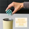 BlenderBottle 2-in-1 Insulated Stainless Steel Shaker Tumbler, Swig Leakproof Lid, Straw, BlenderBall, BPA Free, For Protein Shakes, Smoothies, And Pre Workout, 24 oz, Yellow (Mellow) view 3