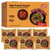HealSpot High Protein Instant Ramen, 31g Plant Based Protein, Low Fat, Low Carb, Non GMO, Keto Friendly, Plant Based Dry Mixed Ramen, 6 Packs of Hot Pot Flavor view 1