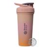 BlenderBottle Sport Sleek Shaker Cup Insulated Stainless Steel Water Bottle with Wire Whisk, 25-Ounce, Sunrise (Pink/Orange) view 1