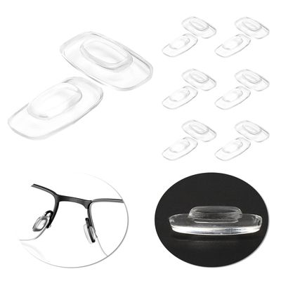 6 Pairs Nose Pad Replacement for Oakley Cathode OX3233 Eyeglasses Frame, Silicone Soft Clear Nose Cushion