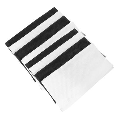 8-Piece Kitchen Dishcloths - Easy to Use, Efficient Cleaning, No Surface Damage, Black & White Dish Towels