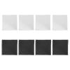 8-Piece Kitchen Dishcloths - Easy to Use, Efficient Cleaning, No Surface Damage, Black & White Dish Towels view 3
