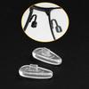 6 Pairs Nose Pad Replacement for Oakley Coupler OX8053 Eyeglasses Frame, Silicone Soft Clear Nose Cushion view 2