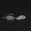 6 Pairs Nose Pad Replacement for Oakley Coupler OX8053 Eyeglasses Frame, Silicone Soft Clear Nose Cushion view 3