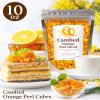 10oz Candied Orange Peel Cubes - Orange Peel Diced Treat for Baking, Desserts, Garnish & Snacks, Bright Flavorful Candied Fruit with Natural Ingredients for Holiday Gifts & Recipes view 2